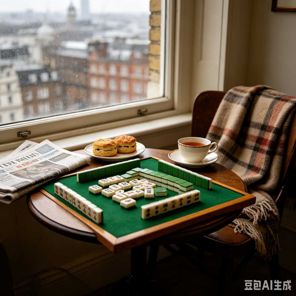 transparent mini mahjong set